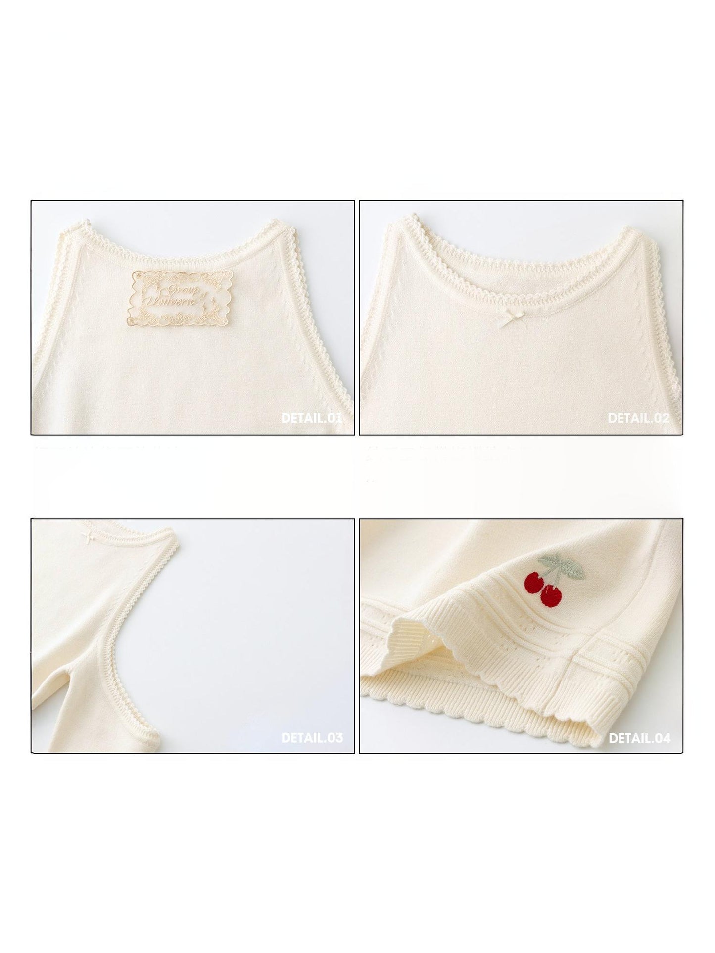 Baby Skin Handmade Crochet Lace Off-Shoulder Knit Dress【s0000015339】
