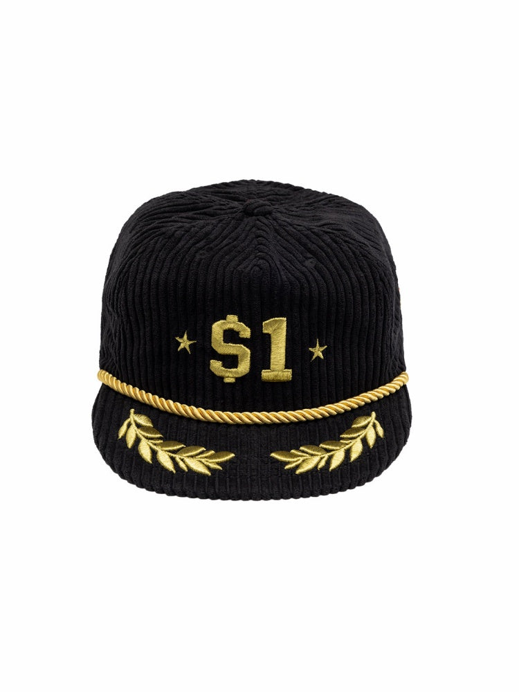 Corduroy Embroidered Flat-Brim Truck Hat Street Casual Baseball Cap【s0000015511】