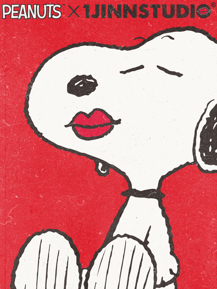 1JINN STUDIOx SNOOPY Collaboration Embroidered Denim Coin Purse【s0000016596】