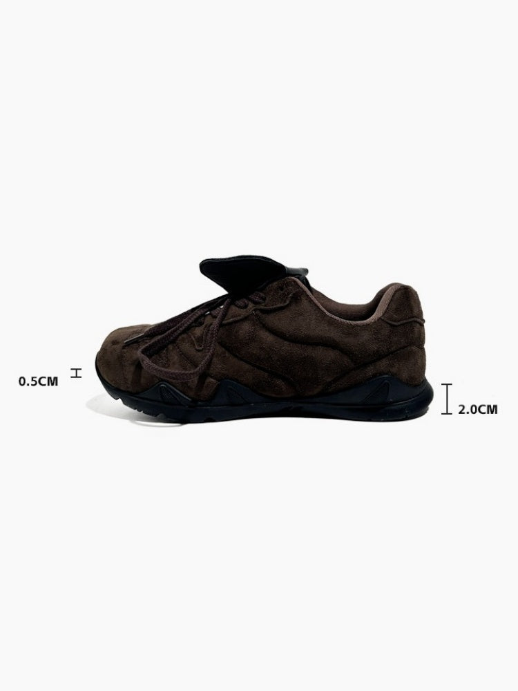 Cute Retro German Niche Non-Collision Leather Lace-Up Training Shoes【s0000016791】