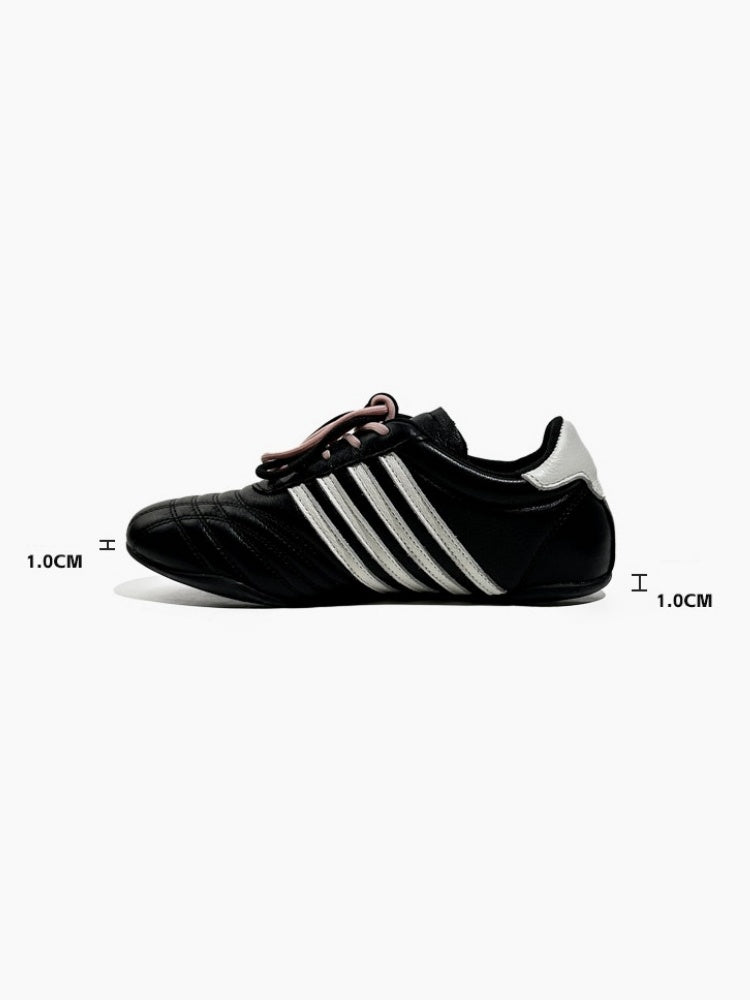 Niche Vintage German Soft Sole Leather Lace-Up Training Shoes【s0000016792】