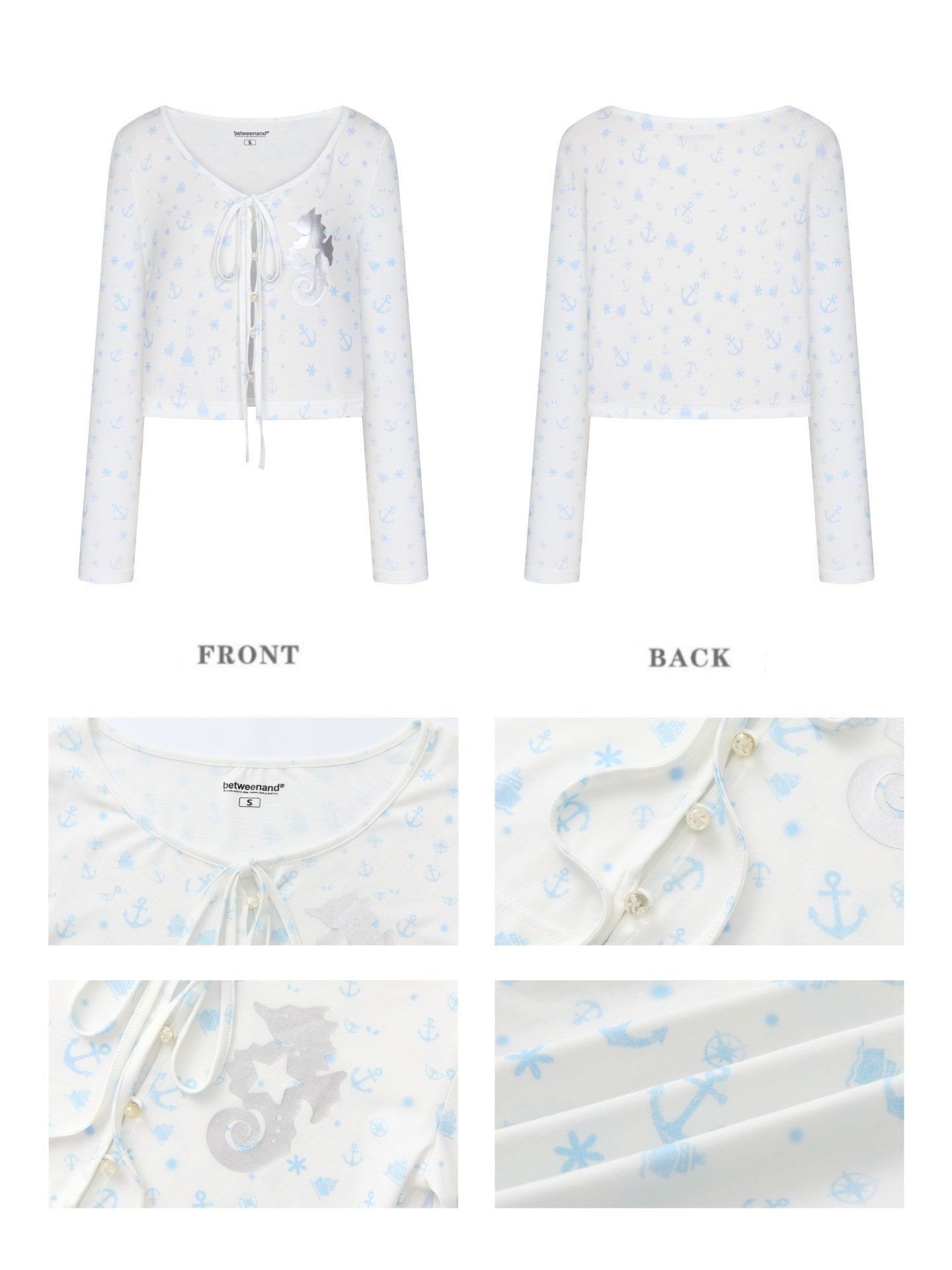 Nautical Strap Lightweight Sunscreen Cardigan【s0000016825】