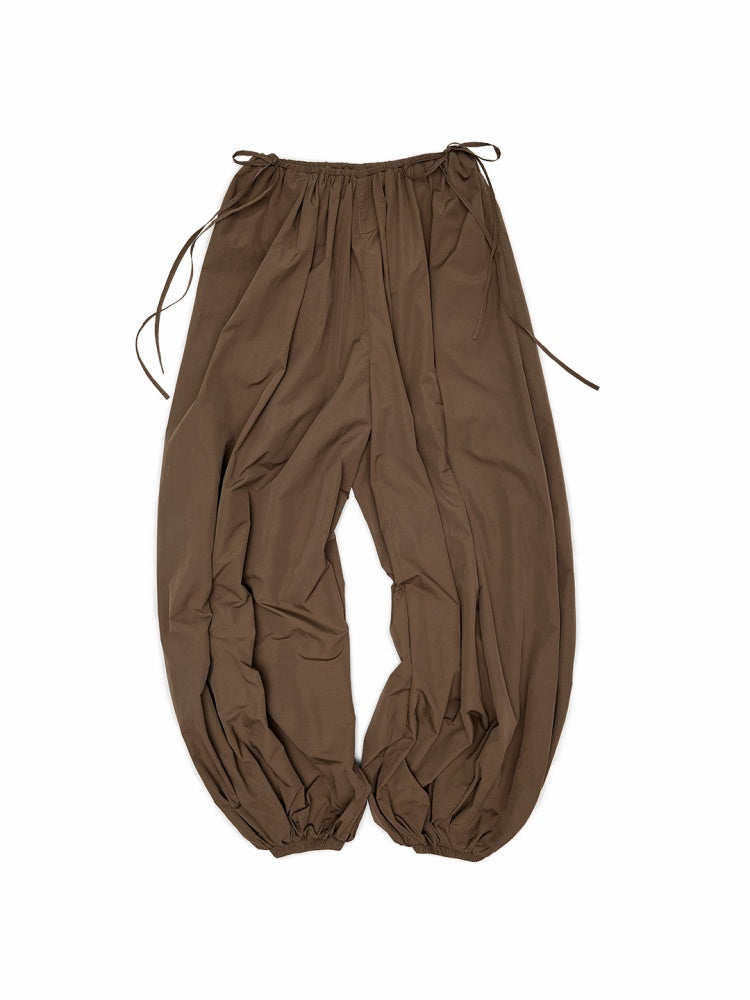 Thin Loose Leg-Shaping Balloon Pants【s0000017187】