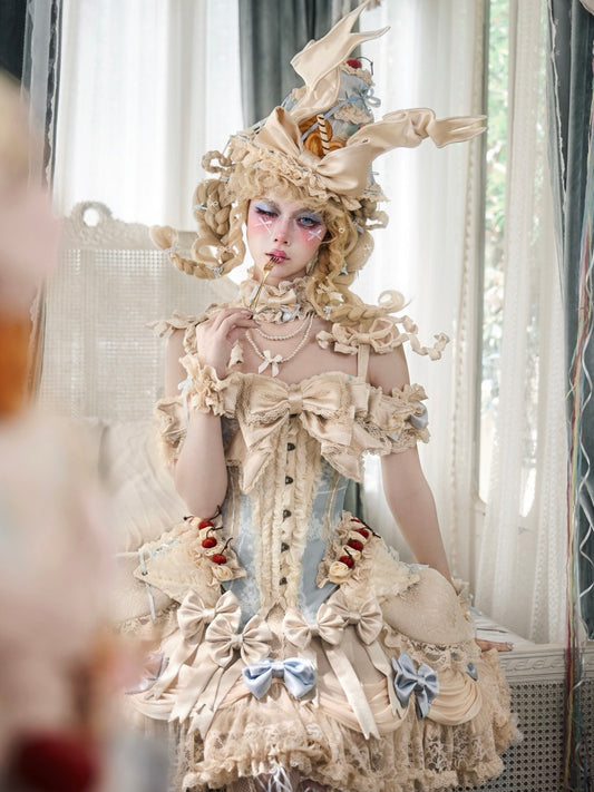 Cherry Mousse Fishbone Cake Corset【s0000017230】