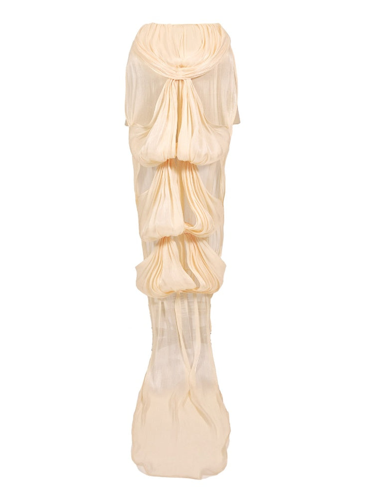 Ultra-Heavy Trailing Long Dress【s0000017231】