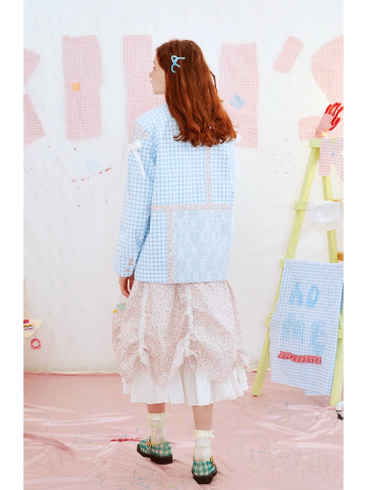 Plaid Suit Jacket【s0000001558】