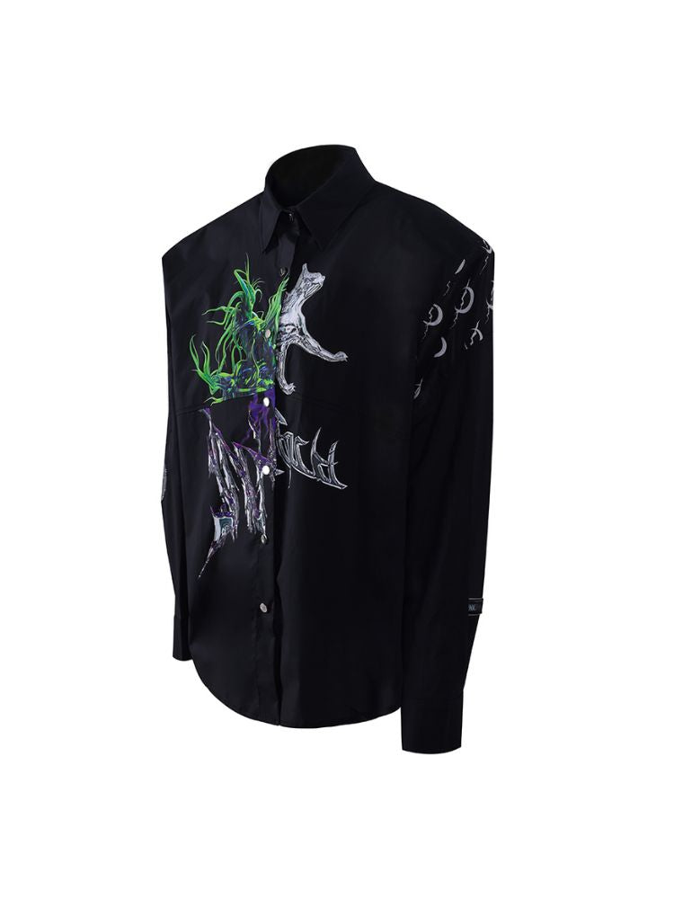 Genderless silhouette shirt【s0000001421】