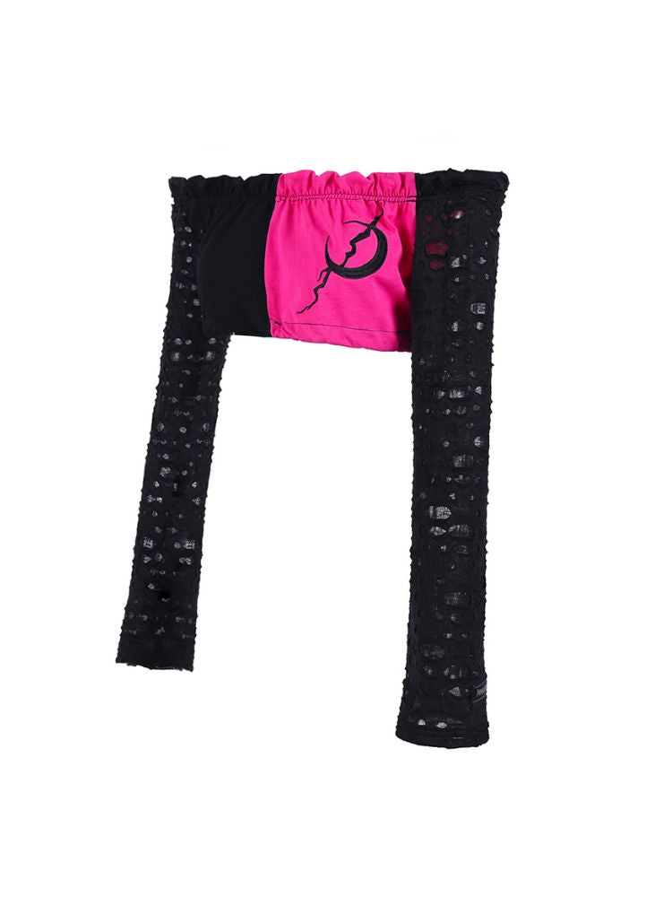 Punk off shoulder top【s0000001423】