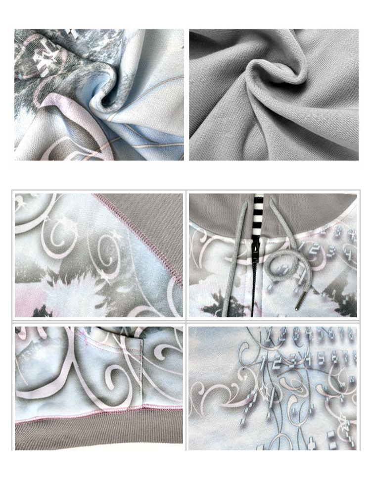 Bunny Print Loose Sweater【s0000001434】