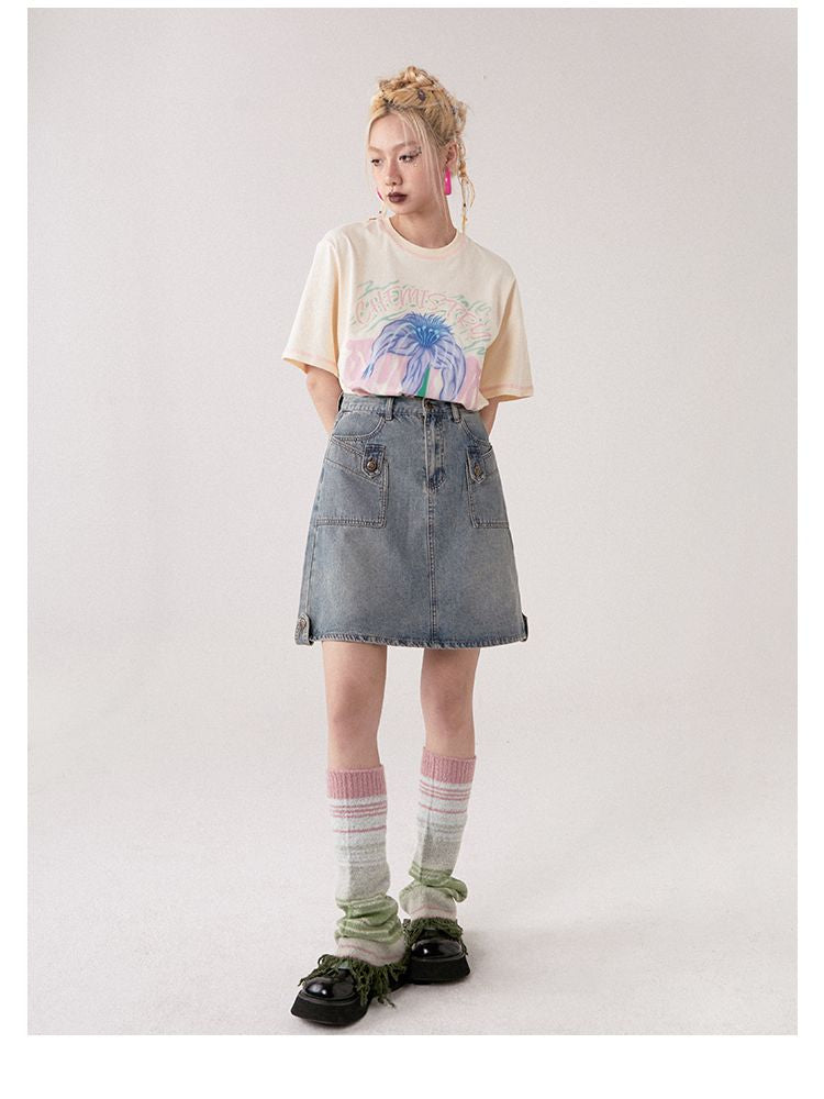 Round Neck Short Sleeve T-Shirt【s0000001372】