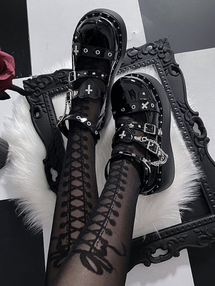 Lolita Punk Style y2k Subculture Platform Shoes【s0000001908】