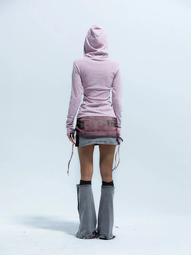 Denim mesh stitch socks【s0000007001】