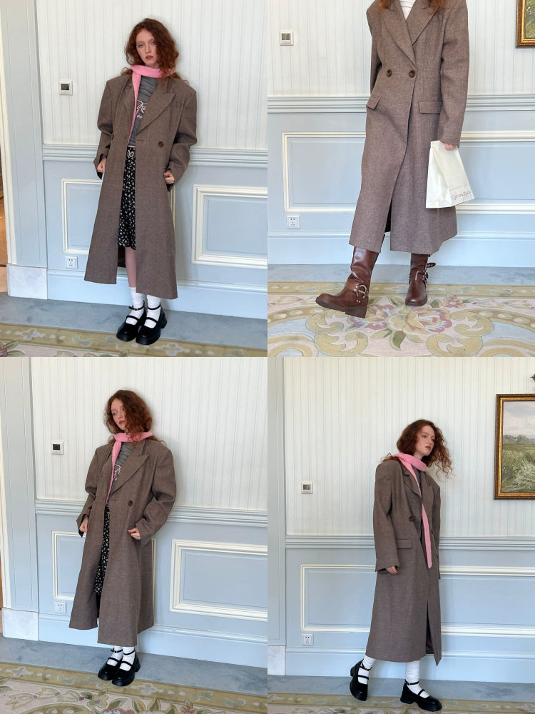 Wool long coat【s0000005103】