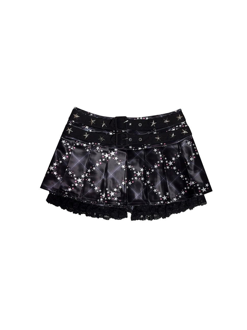 Five-pointed Star Print Pleated Skirt【s0000004221】