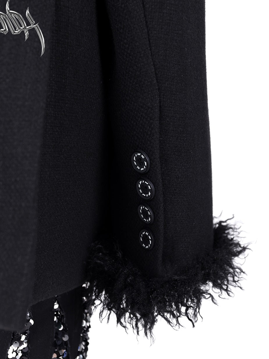 Curly Loose Breasted Woolen Jacket【s0000000308】 - SCULTURE(エスカルチャー)