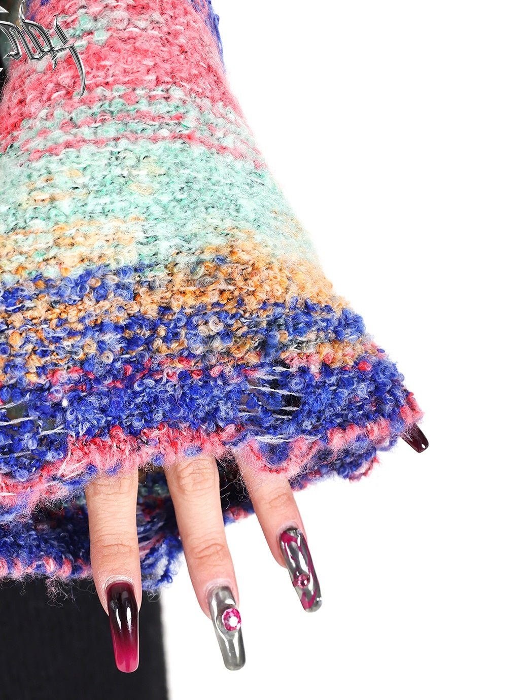 Gradient Scarf Short Sweater【s0000000282】 - SCULTURE(エスカルチャー)