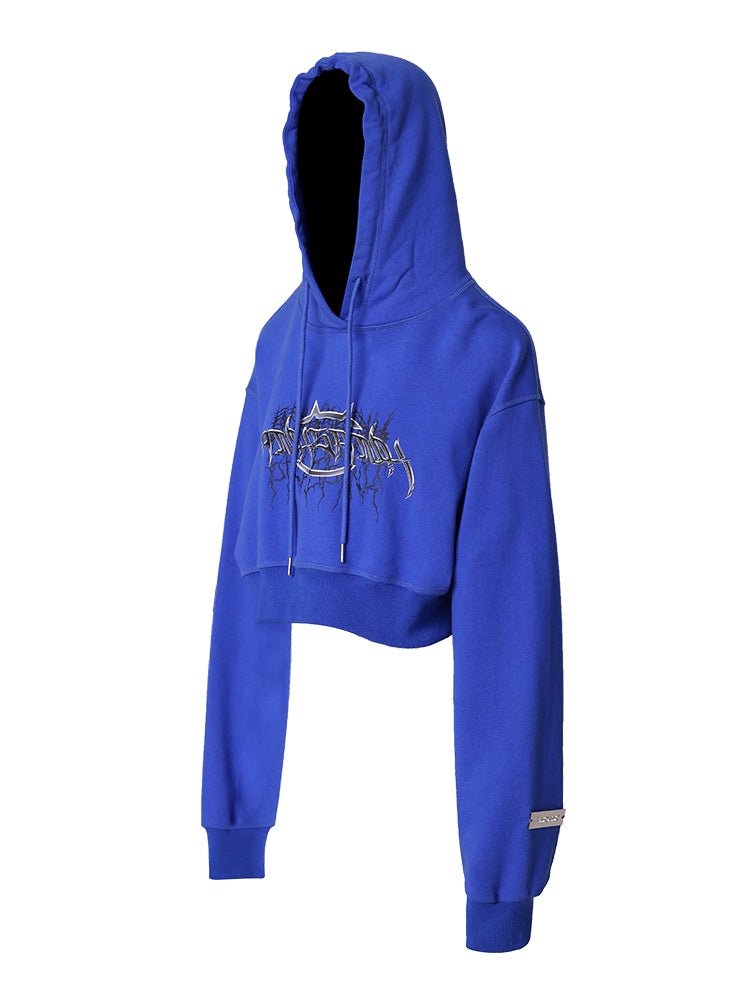 LOGO Print Open Back Short Hooded【s0000000333】 - SCULTURE(エスカルチャー)