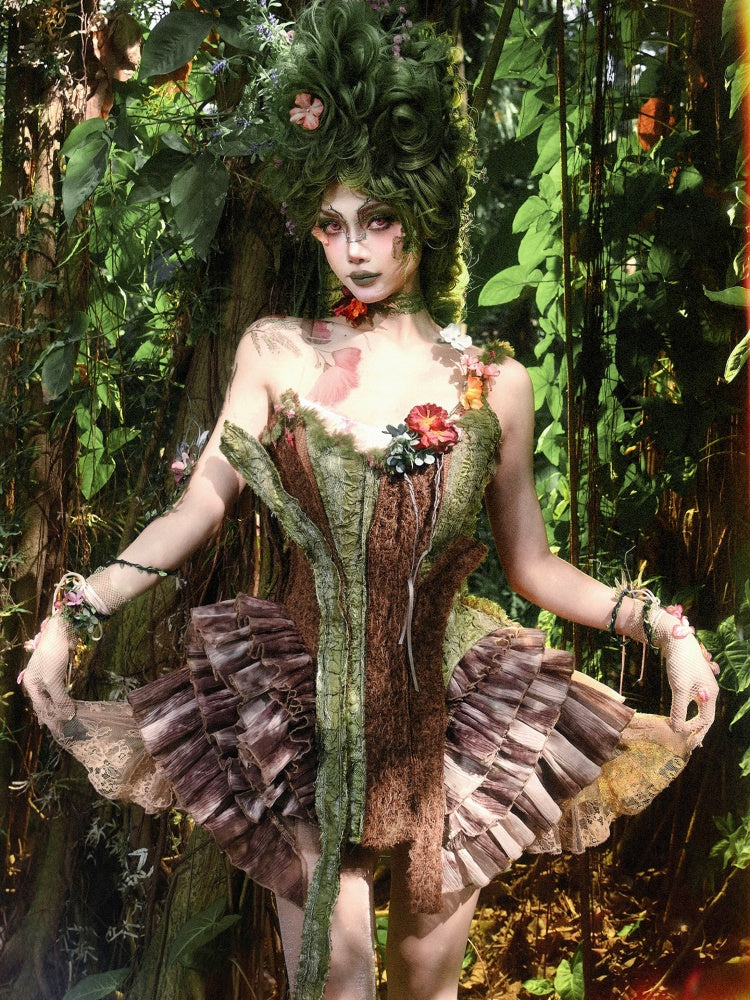 Forest Spirit Wood Fairy Dryad Corset【s0000011767】