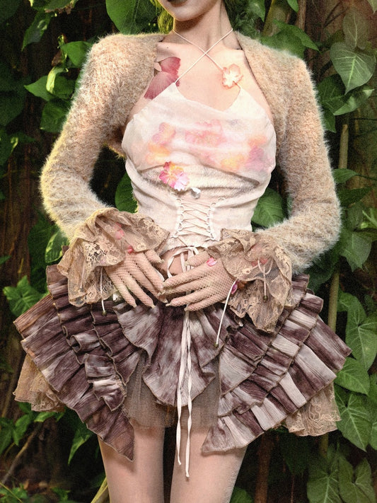 Forest Spirit Faux Fur Cardigan【s0000011774】