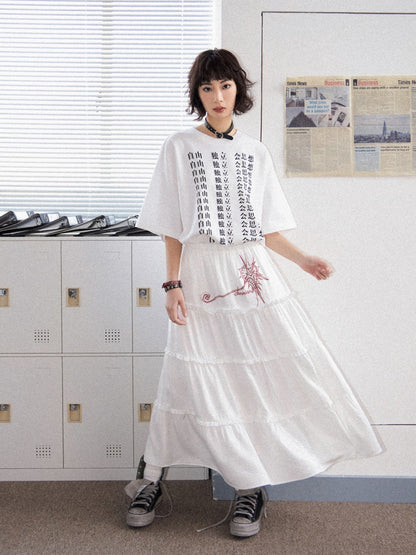 Liberal Independent Print Short Sleeve T-Shirt【s0000011896】