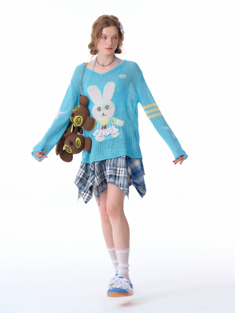 Irregular Contras Plaid High Waist Mini Skirt【s0000011756】