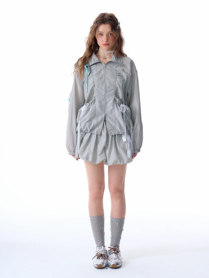 Bow High Waist A-Line Bud Mini Skirt【s0000011919】