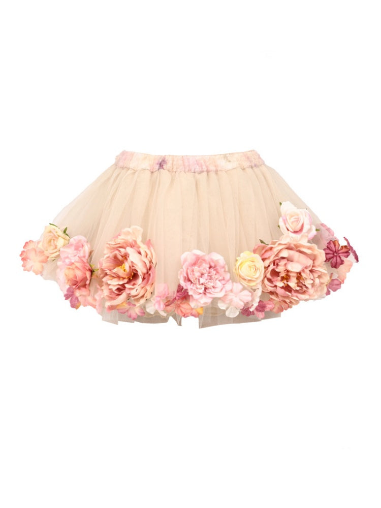 Forest Fairy Floral Lace Corset Dress 4-iece Set【s0000011761】