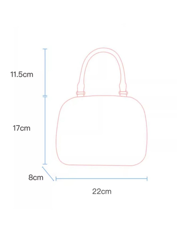 Cute Puppy Fur Embroidery 2WAY Boston Bag【s0000011748】