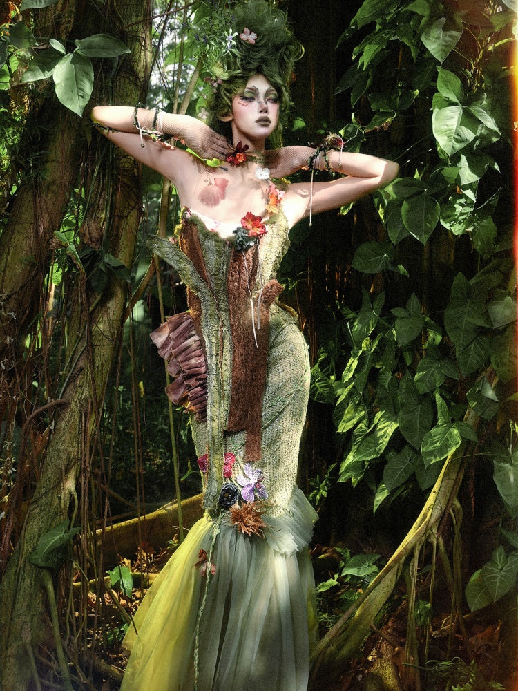 Forest Spirit Wood Fairy Dryad Corset【s0000011767】