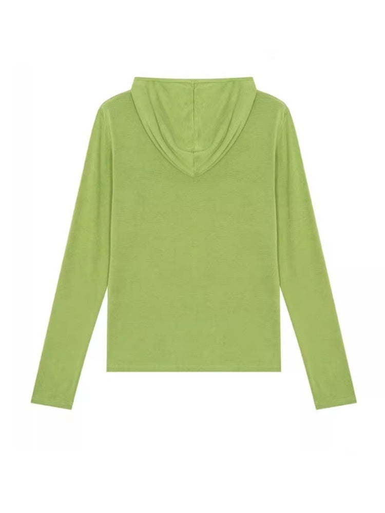 Animal Patchwork Style Applique Long Sleeve Hoodie【s0000011747】