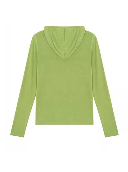 Animal Patchwork Style Applique Long Sleeve Hoodie【s0000011747】