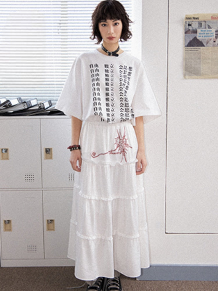 Liberal Independent Print Short Sleeve T-Shirt【s0000011896】