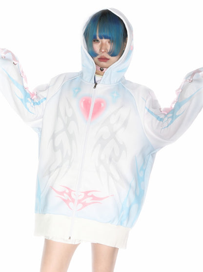 Subculture Aqua Mine Bow Tie Hoodie【s0000011790】