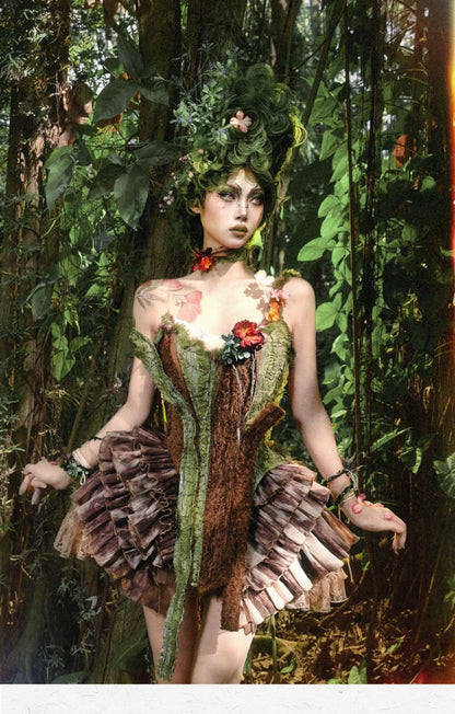 Forest Spirit Wood Fairy Dryad Corset【s0000011767】