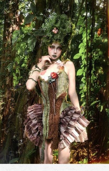 Forest Spirit Wood Fairy Dryad Corset【s0000011767】