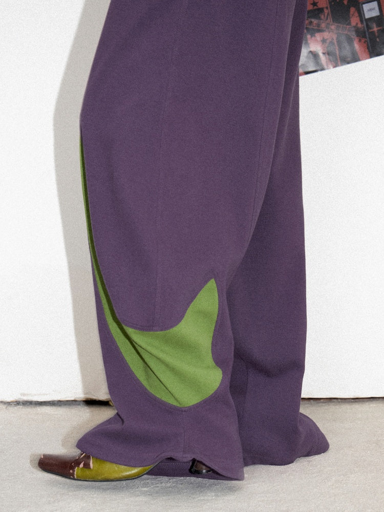 Loose Casual Pile Patchwork Switch Banana Pants【s0000011902】