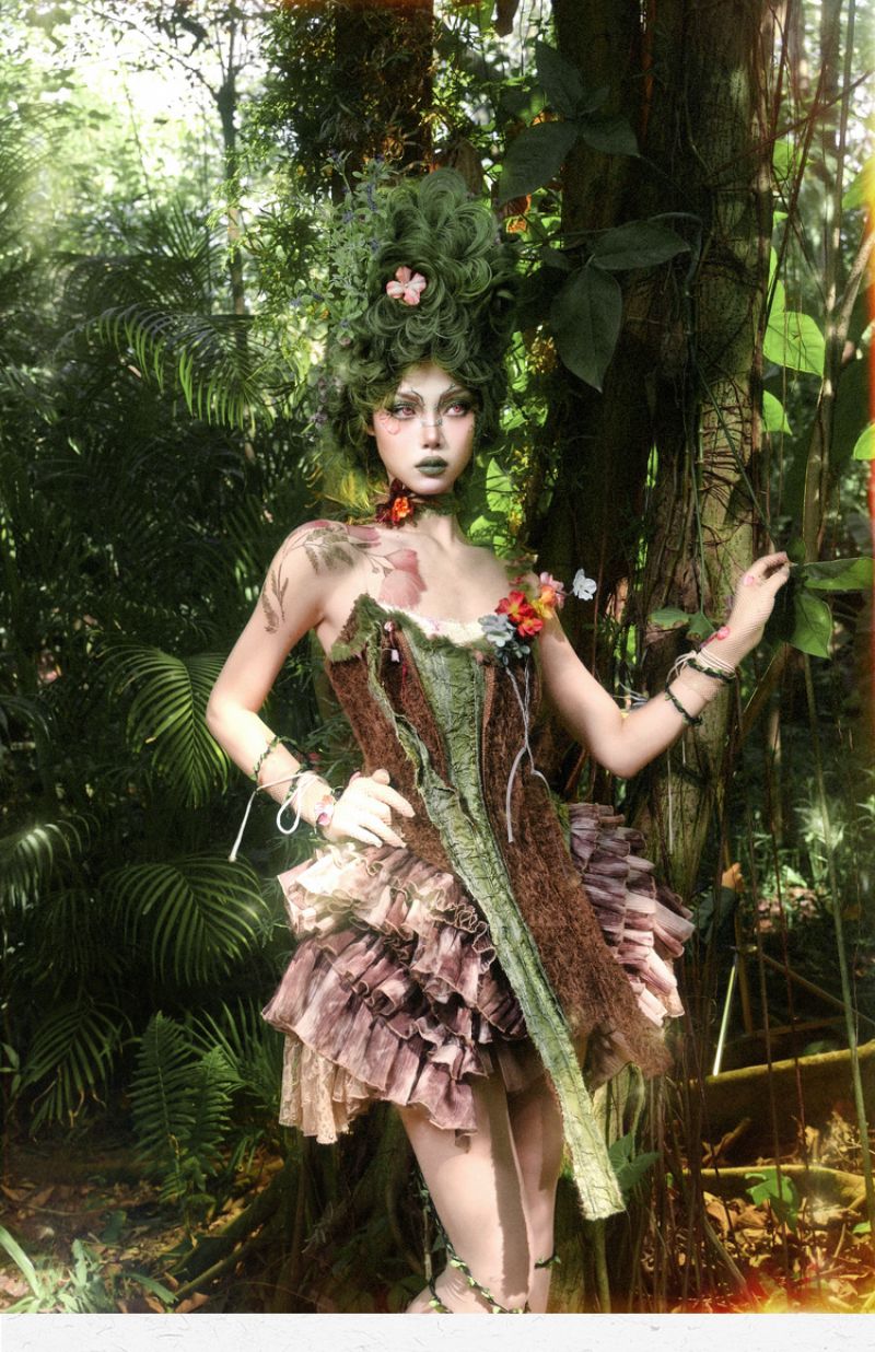 Forest Spirit Wood Fairy Dryad Corset【s0000011767】
