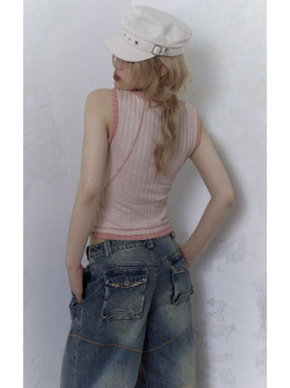 Romantic Knitted Tops【s0000002701】