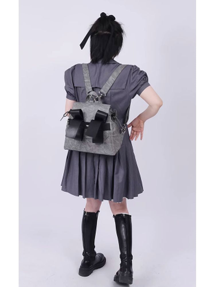 Bow large capacity school bag【s0000002627】