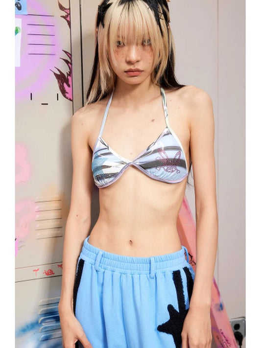 Rabbit Diamond bikini tops【s0000002609】