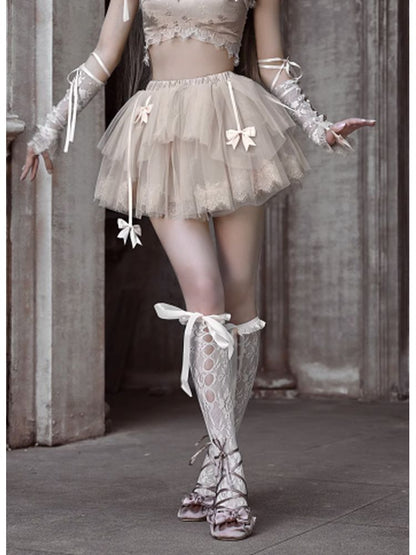 Ballet Mesh Tutu Skirt【s0000002688】