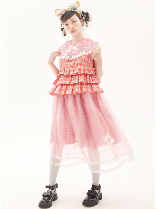 Showa retro cute princess skirt【s0000002484】