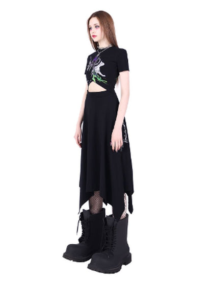 Original Moon Stitching Dress【s0000002545】