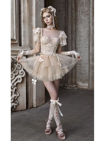 Ballet Mesh Tutu Skirt【s0000002688】