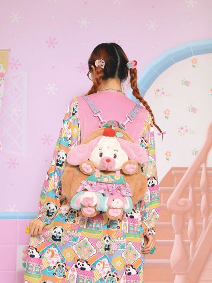 Plush Dog Schoolbag【s0000006120】