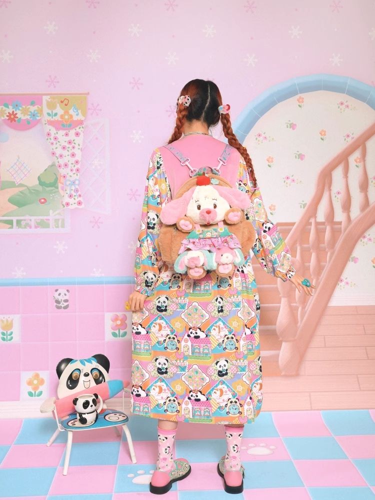 Plush Dog Schoolbag【s0000006120】