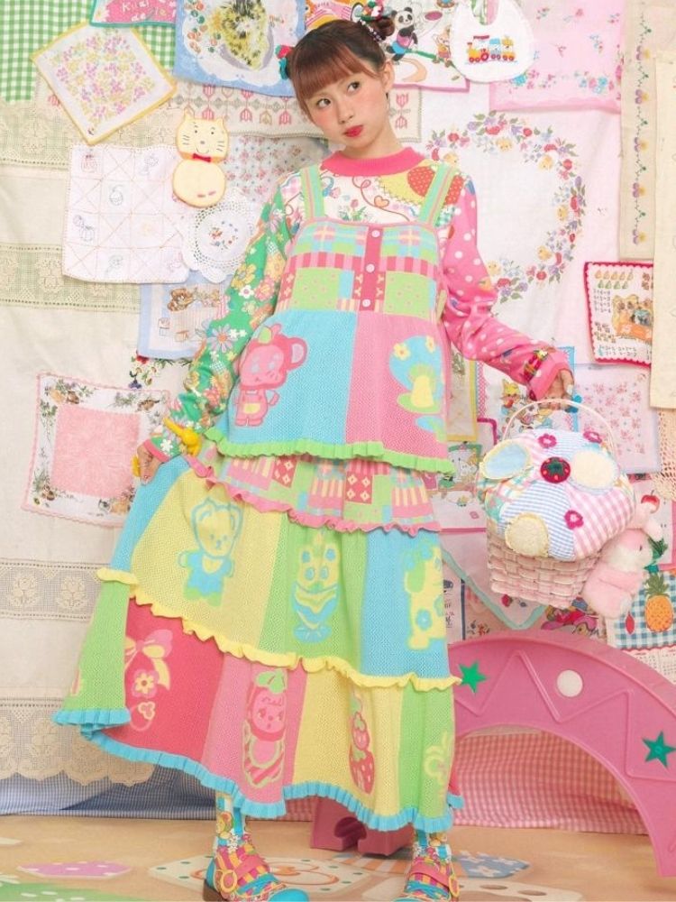 Colorful cake skirt【s0000003729】