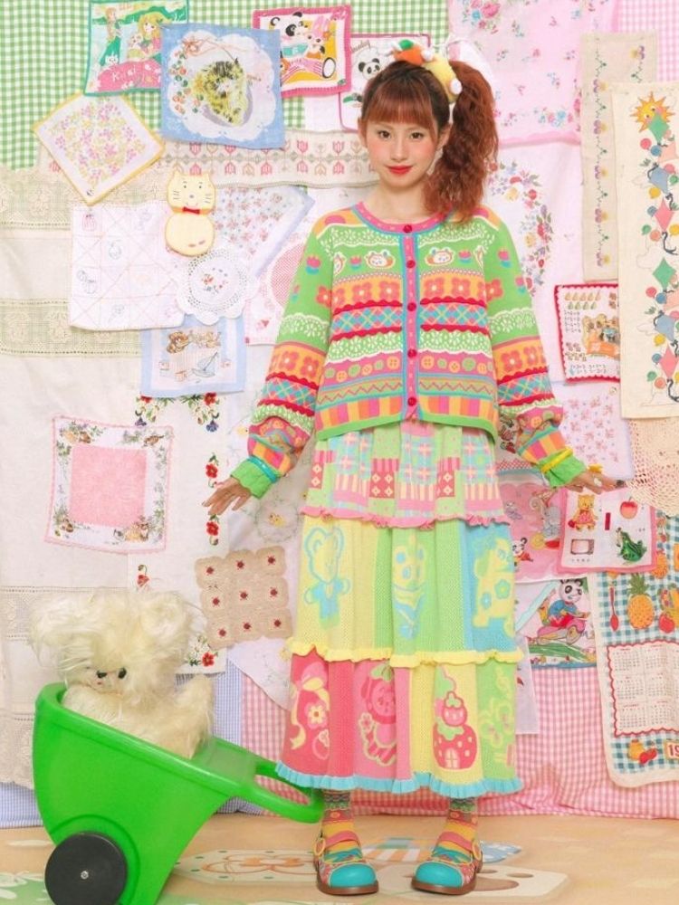 Colorful cake skirt【s0000003729】