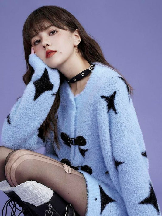 Bue Stars souchy woose heathe r buton tick setheathe r [S0000004433]