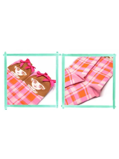 American girl bow cotton socks【s0000004893】